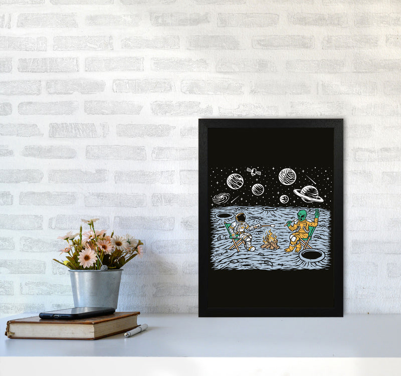 Space Camp Vibes Art Print by Jason Stanley A3 White Frame