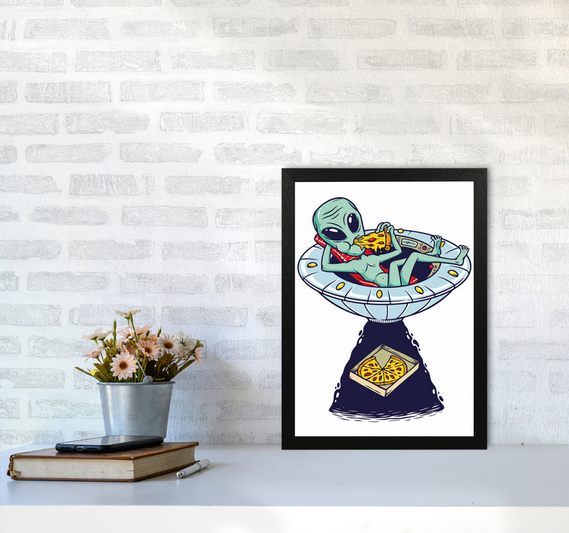 Delivery Please Art Print by Jason Stanley A3 White Frame