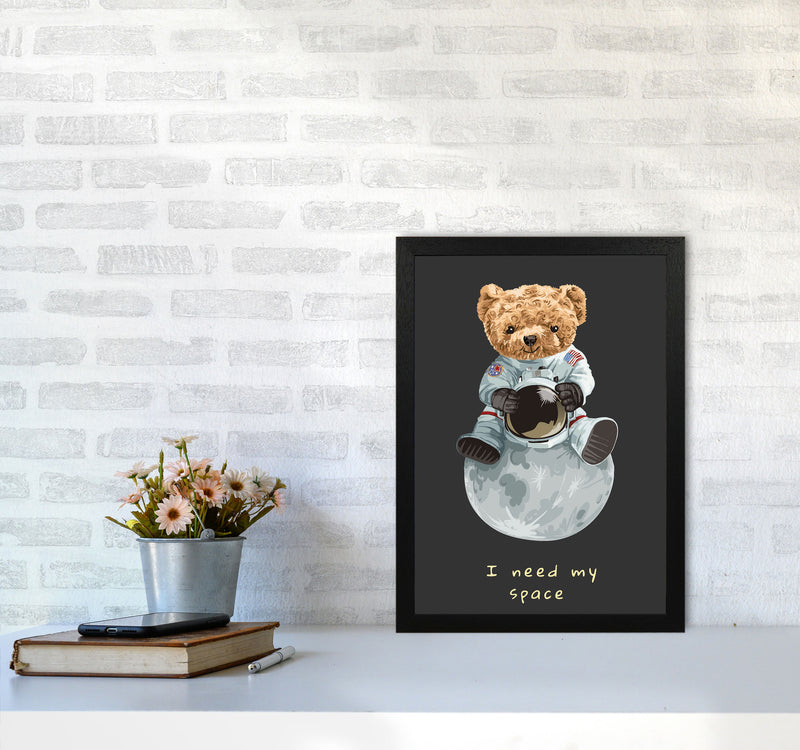 I Need My Space Art Print by Jason Stanley A3 White Frame