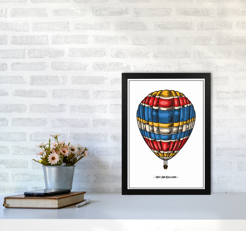Hot Air Balloon Art Print by Jason Stanley A3 White Frame
