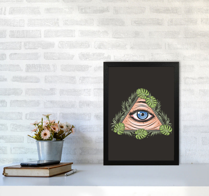 All Seeing Eye Art Print by Jason Stanley A3 White Frame
