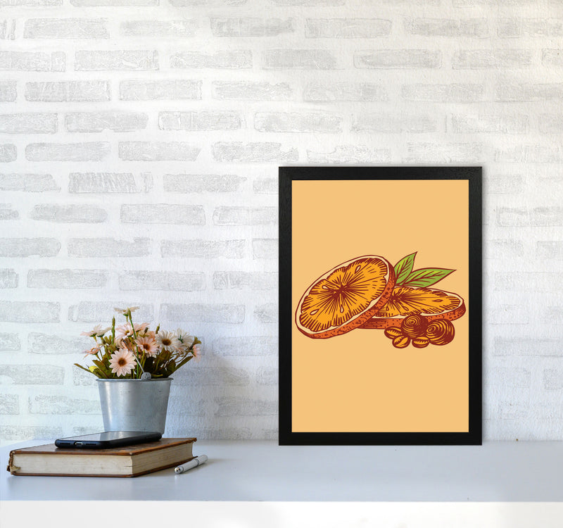 Orange Slices Art Print by Jason Stanley A3 White Frame