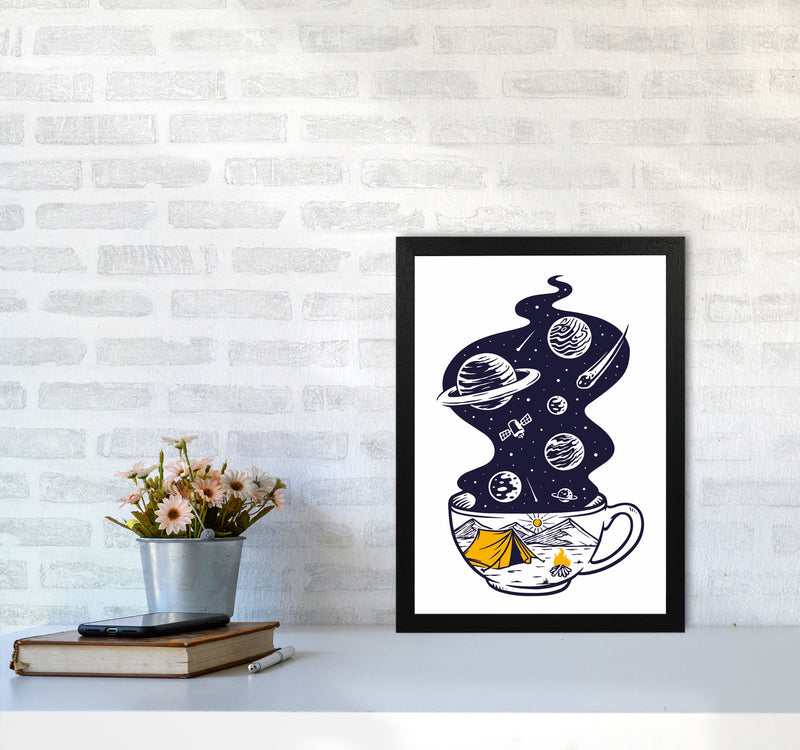 Mug Of Awesome Art Print by Jason Stanley A3 White Frame