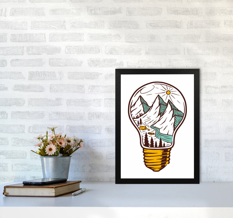 I Have An Idea Art Print by Jason Stanley A3 White Frame