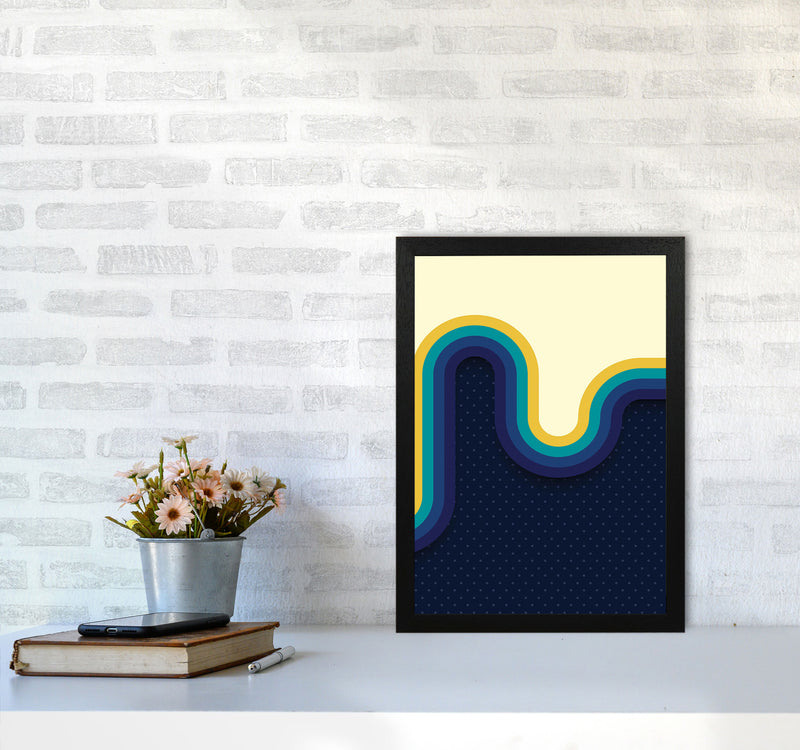 Melty Vibes II Art Print by Jason Stanley A3 White Frame