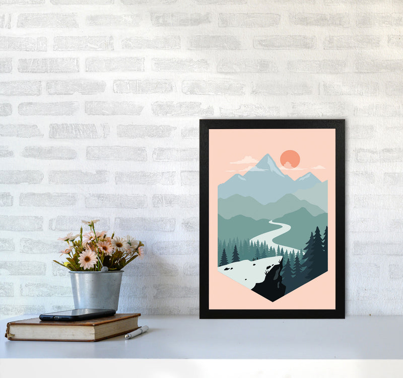 Get Out There Art Print by Jason Stanley A3 White Frame