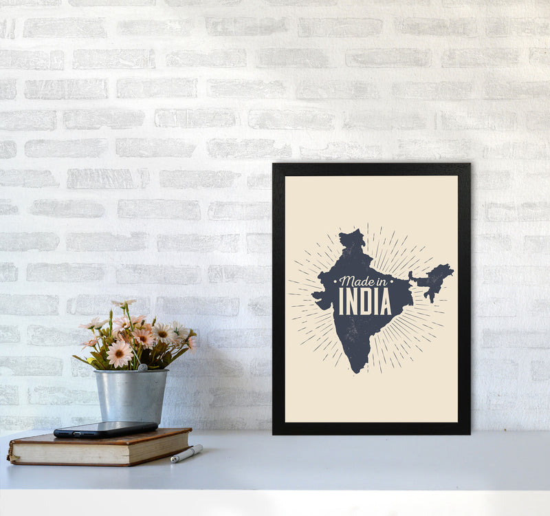 Made In India Art Print by Jason Stanley A3 White Frame