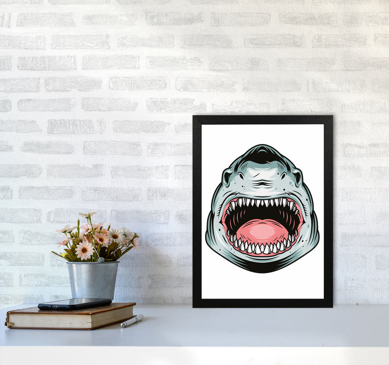 Sharkboy5000 Art Print by Jason Stanley A3 White Frame