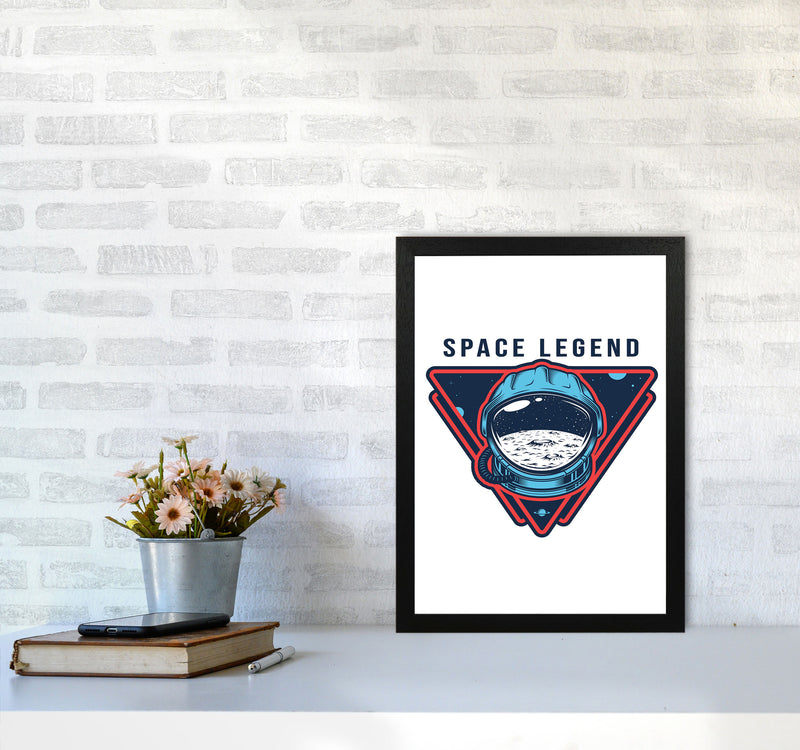 Space Legend Art Print by Jason Stanley A3 White Frame