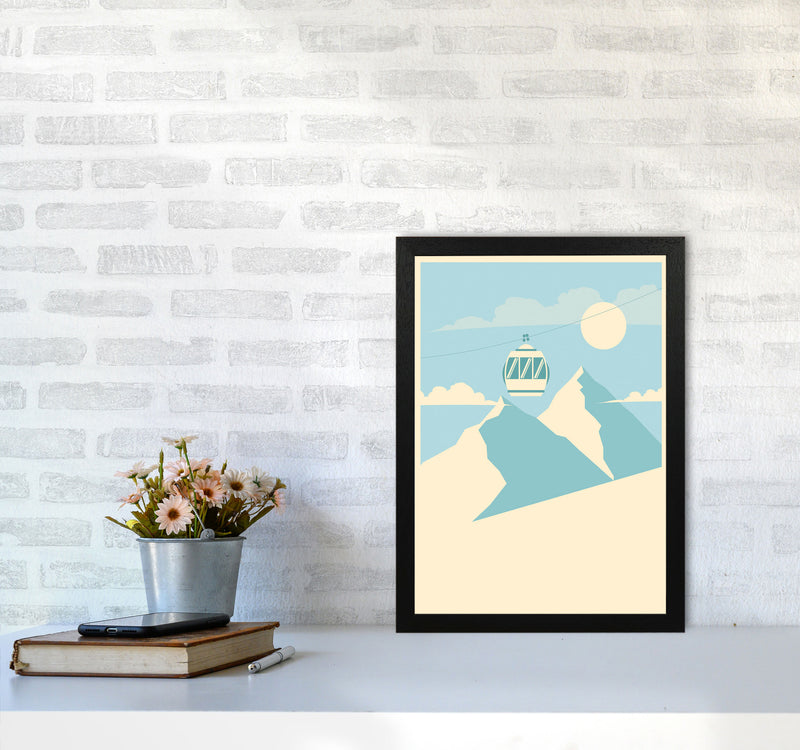 Gondola Ride Art Print by Jason Stanley A3 White Frame