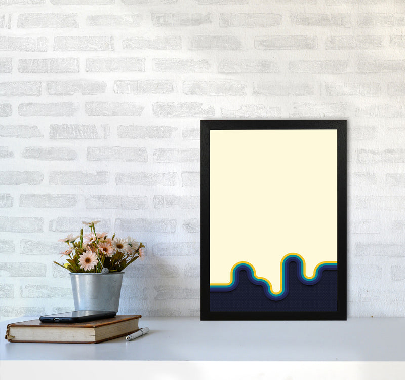 Melty Vibes Art Print by Jason Stanley A3 White Frame