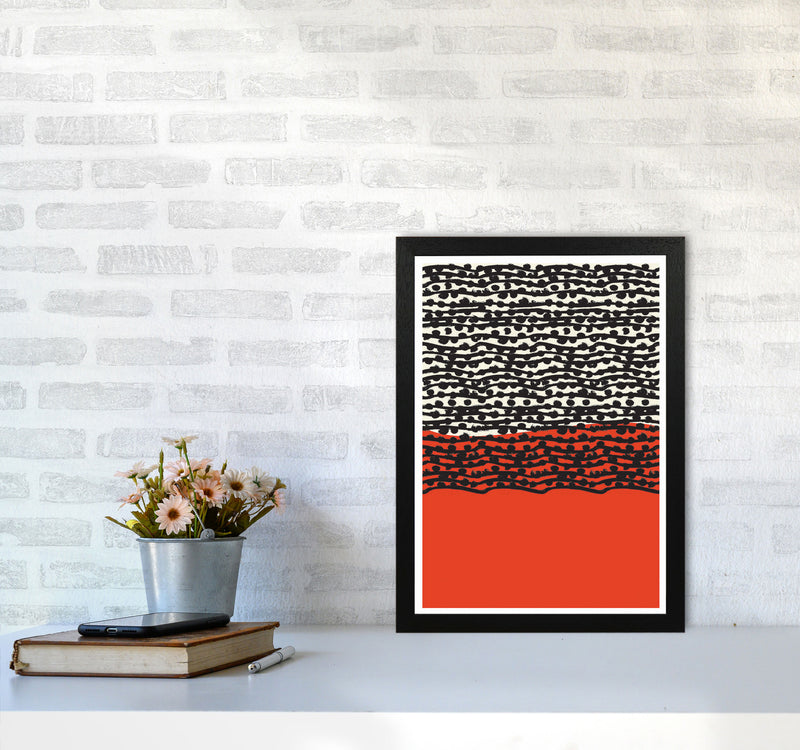 Red Vibe 2 Art Print by Jason Stanley A3 White Frame