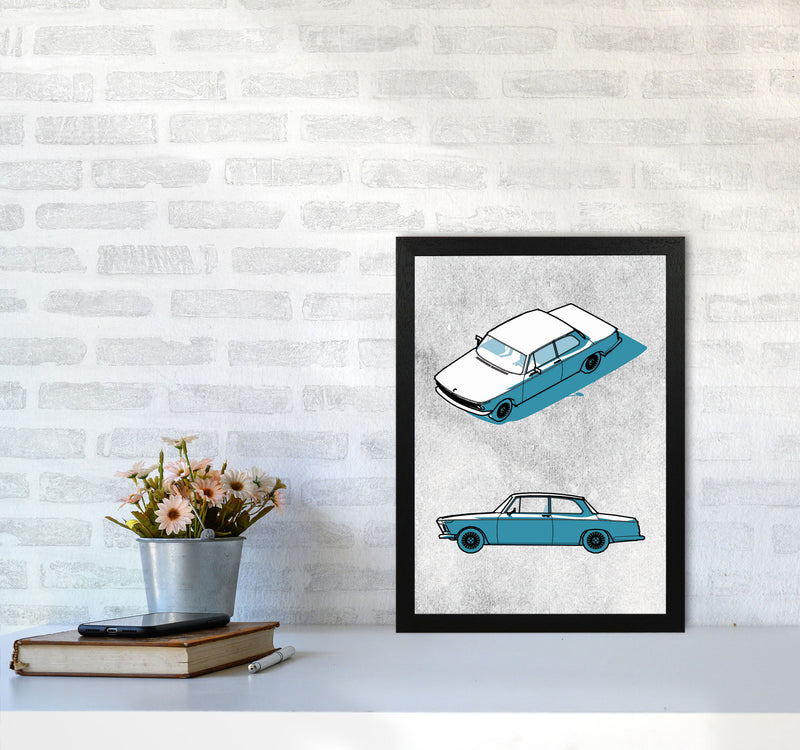 Minimal Car Series I Art Print by Jason Stanley A3 White Frame