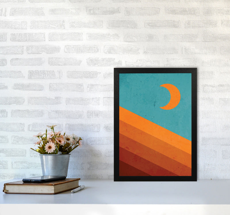 Abstract Mountain Sunrise III Art Print by Jason Stanley A3 White Frame