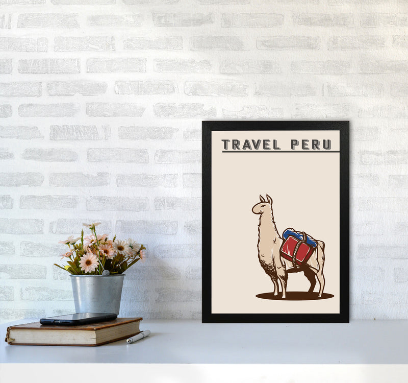 Travel Peru Art Print by Jason Stanley A3 White Frame