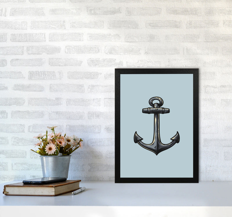 Ship's Anchor Art Print by Jason Stanley A3 White Frame