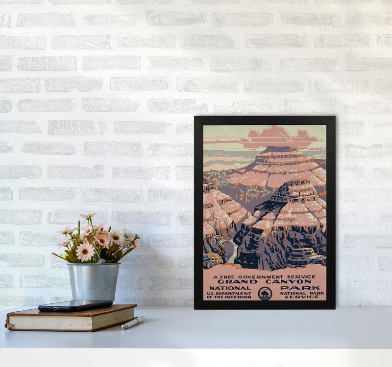 Grand Canyon National Park Art Print by Jason Stanley A3 White Frame