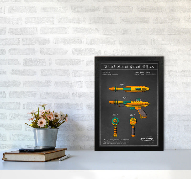 Raygun Art Print by Jason Stanley A3 White Frame