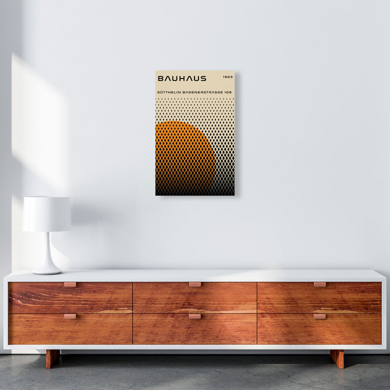 Bauhaus Geometric Yellow Art Print by Jason Stanley A3 Canvas