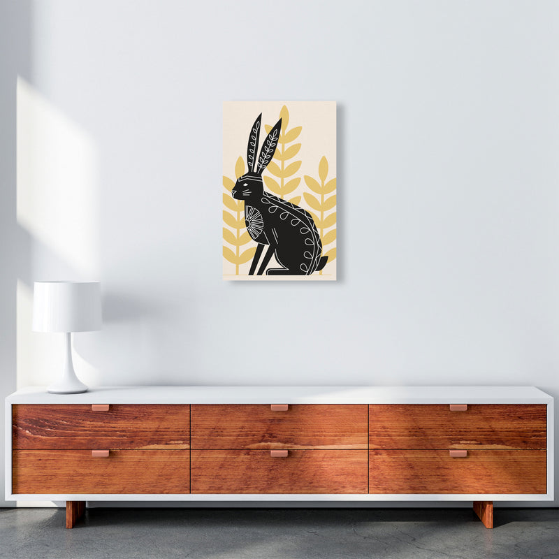 Bunny's Natural Habitat Art Print by Jason Stanley A3 Canvas