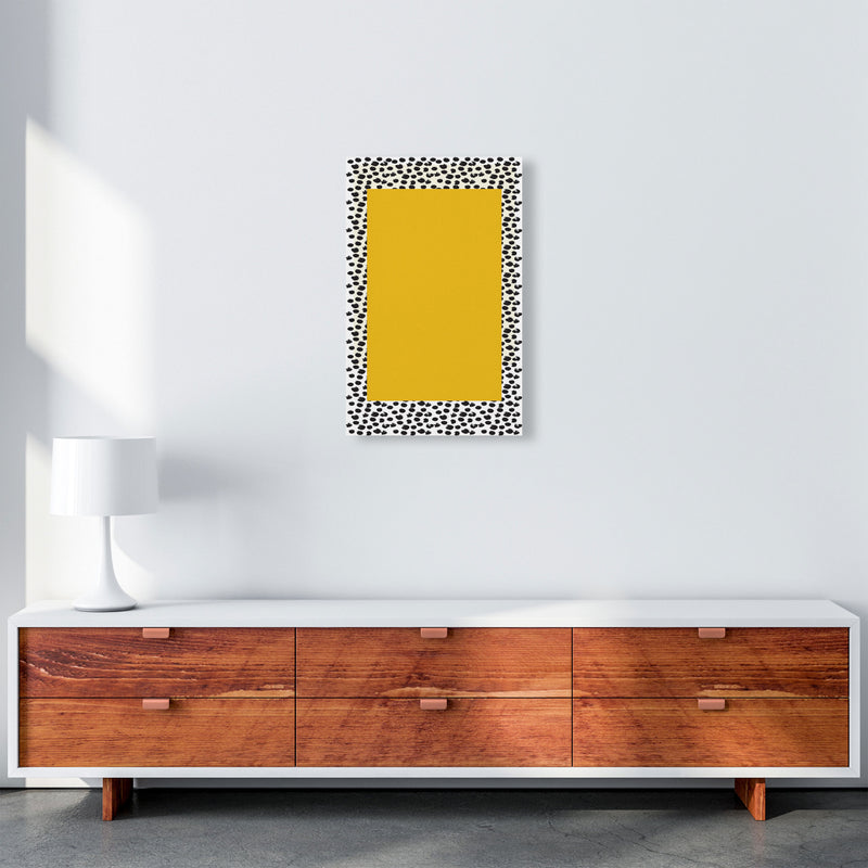 Minimal Yellow Poster Art Print by Jason Stanley A3 Canvas