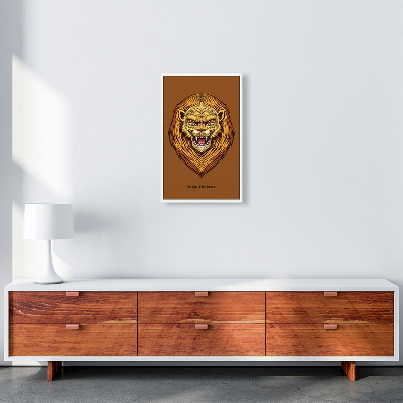 The King Of The Jungle Art Print by Jason Stanley A3 Canvas