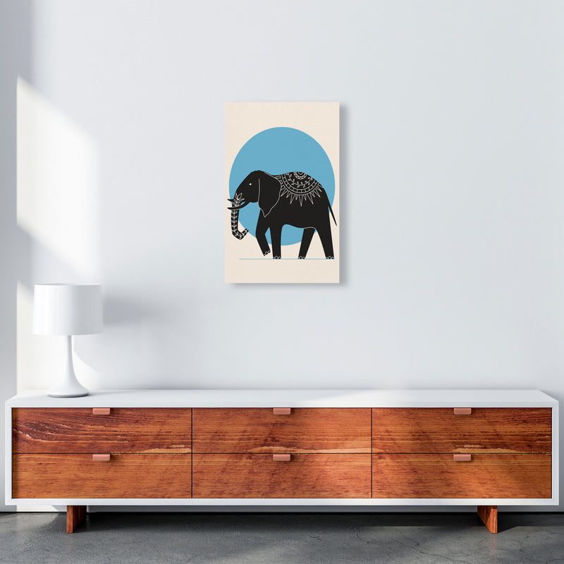 Elephant Moonlight Art Print by Jason Stanley A3 Canvas