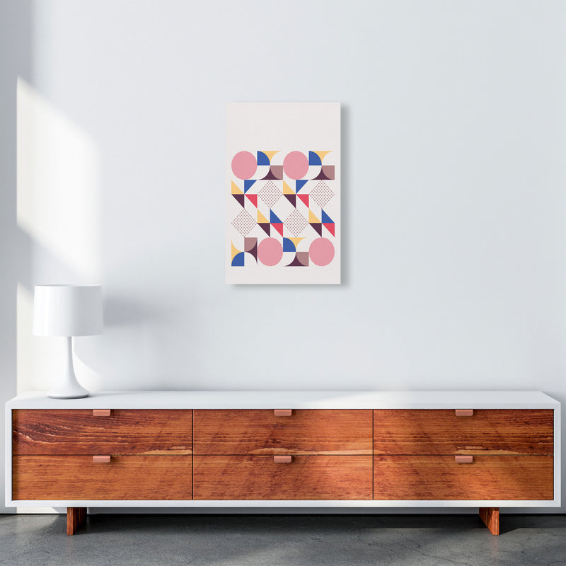 Retro Geometric 1 Art Print by Jason Stanley A3 Canvas