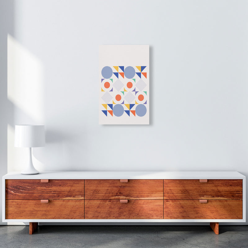 Retro Geometric 2 Art Print by Jason Stanley A3 Canvas