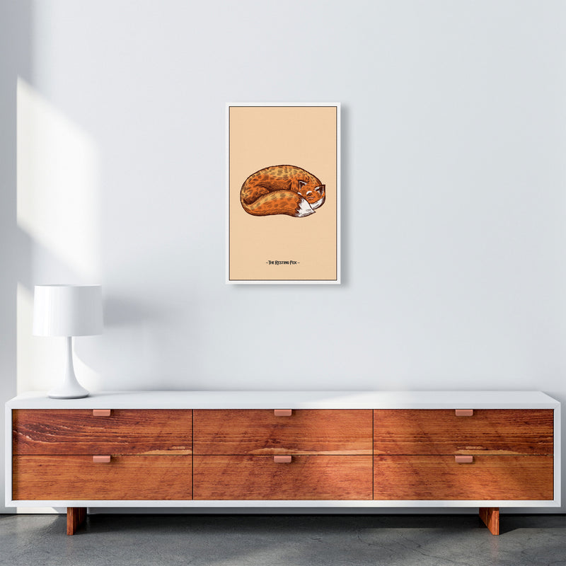 The Resting Fox Art Print by Jason Stanley A3 Canvas