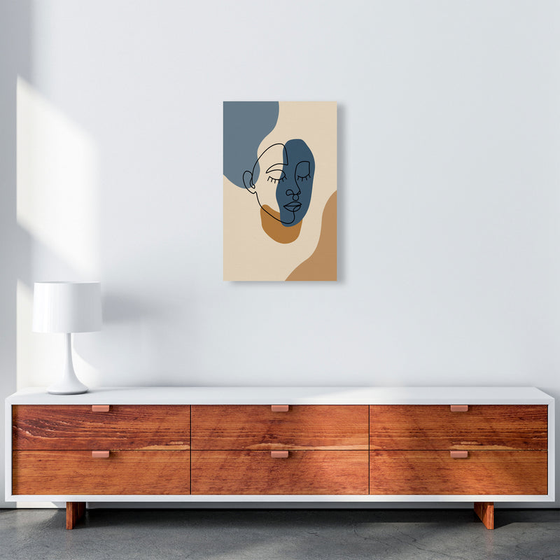Abstract Face Art Print by Jason Stanley A3 Canvas