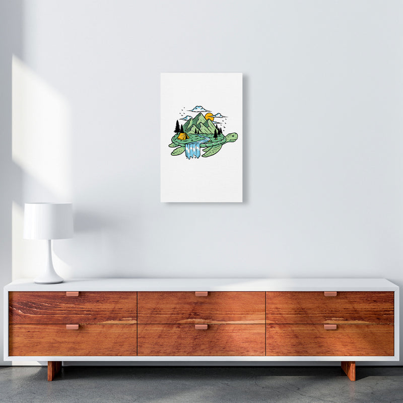 Turtle Power Art Print by Jason Stanley A3 Canvas