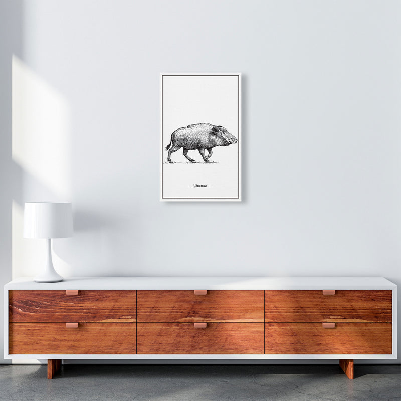 Wild Boar Art Print by Jason Stanley A3 Canvas