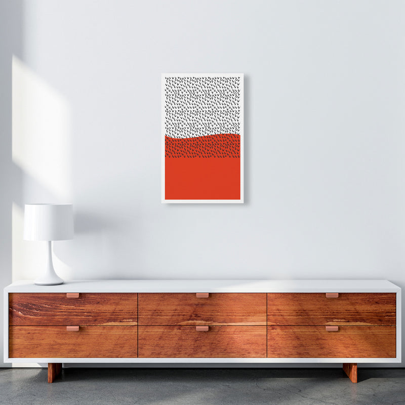 Red Vibe Art Print by Jason Stanley A3 Canvas