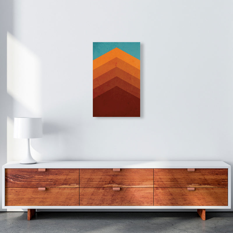 Abstract Mountain Sunrise II Art Print by Jason Stanley A3 Canvas