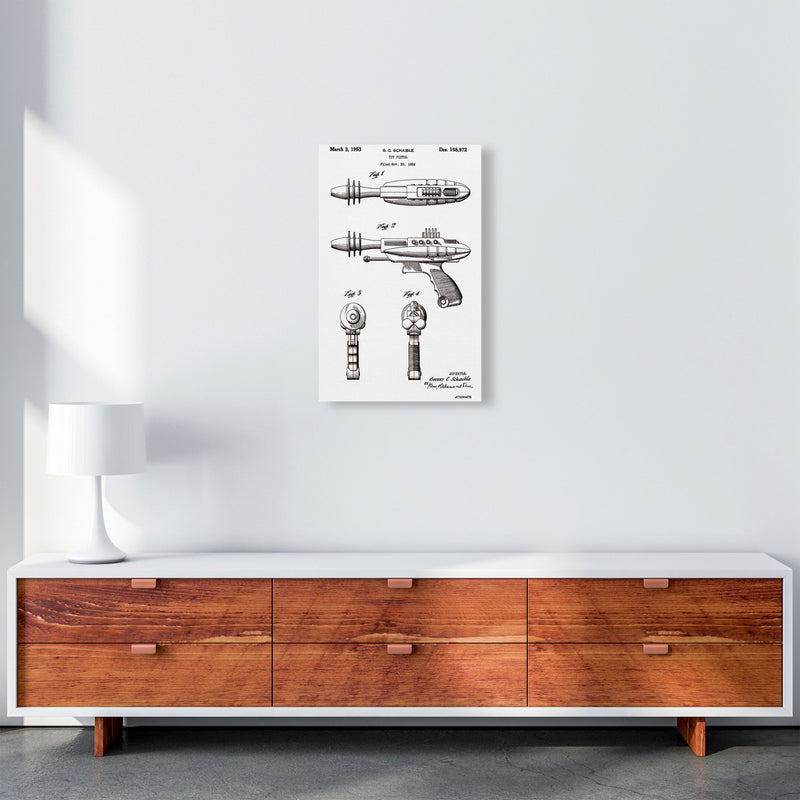 Ray Gun Patent Art Print by Jason Stanley A3 Canvas