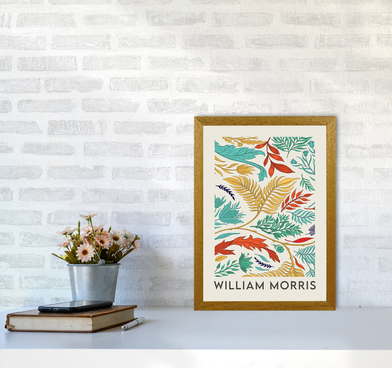 William Morris- Vibrant Wild Flowers Art Print by Jason Stanley A3 Print Only