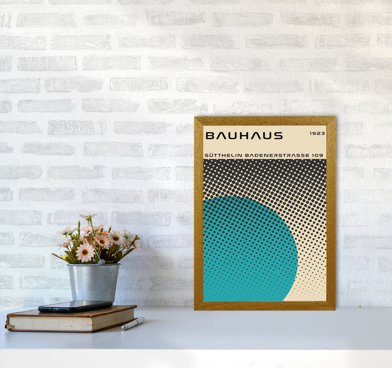 Bauhaus Geometric Teal Vibe II Art Print by Jason Stanley A3 Print Only