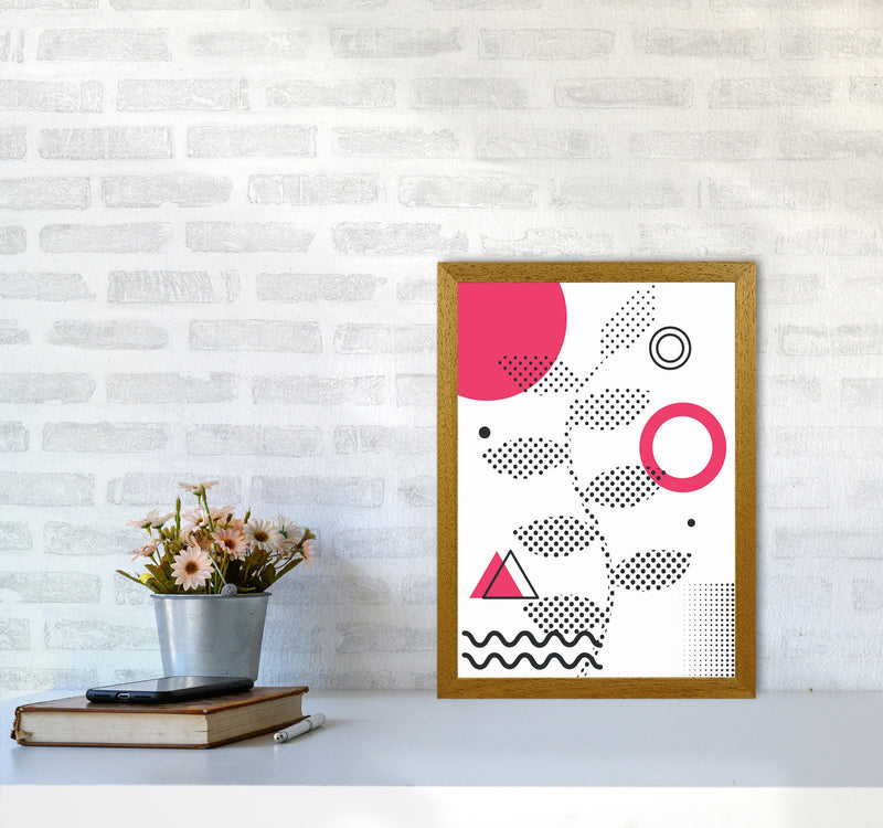 Abstract Halftone Shapes 1 Art Print by Jason Stanley A3 Print Only