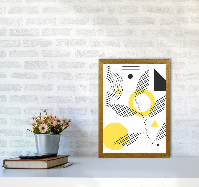 Abstract Halftone Shapes 2 Art Print by Jason Stanley A3 Print Only