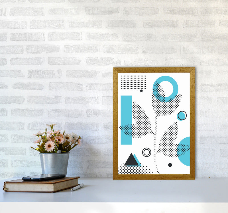 Abstract Halftone Shapes 3 Art Print by Jason Stanley A3 Print Only