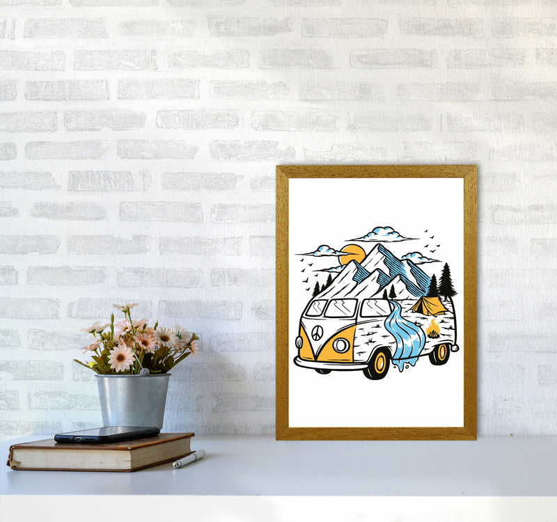 Home Is Where You Park It Art Print by Jason Stanley A3 Print Only