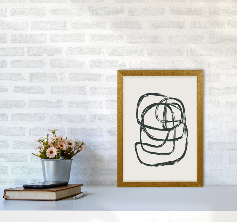 Modern Abstract Shapes 2 Art Print by Jason Stanley A3 Print Only