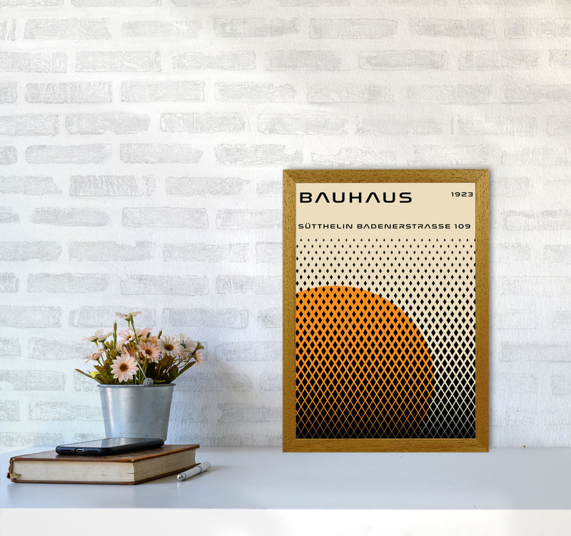 Bauhaus Geometric Yellow Art Print by Jason Stanley A3 Print Only