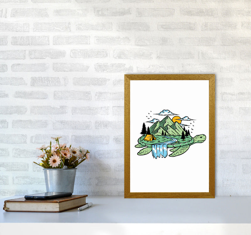 Turtles All The Way Down Art Print by Jason Stanley A3 Print Only