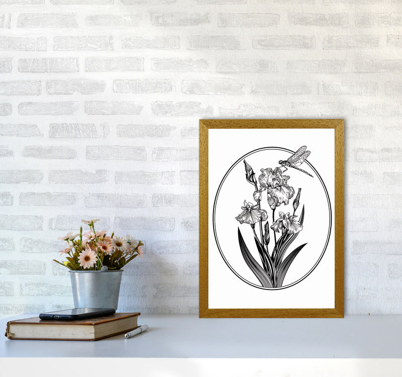 Vintage Beautiful Flower Art Print by Jason Stanley A3 Print Only