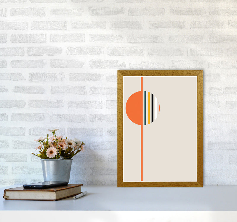 Retro Geometric Circle 4 Art Print by Jason Stanley A3 Print Only