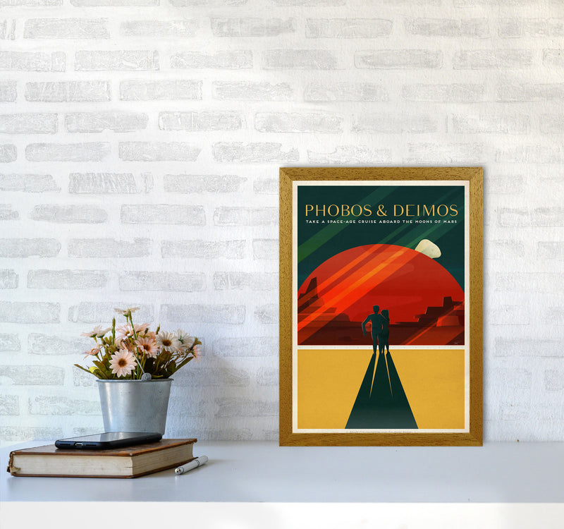 Spacex - Phobos & Deimos Art Print by Jason Stanley A3 Print Only