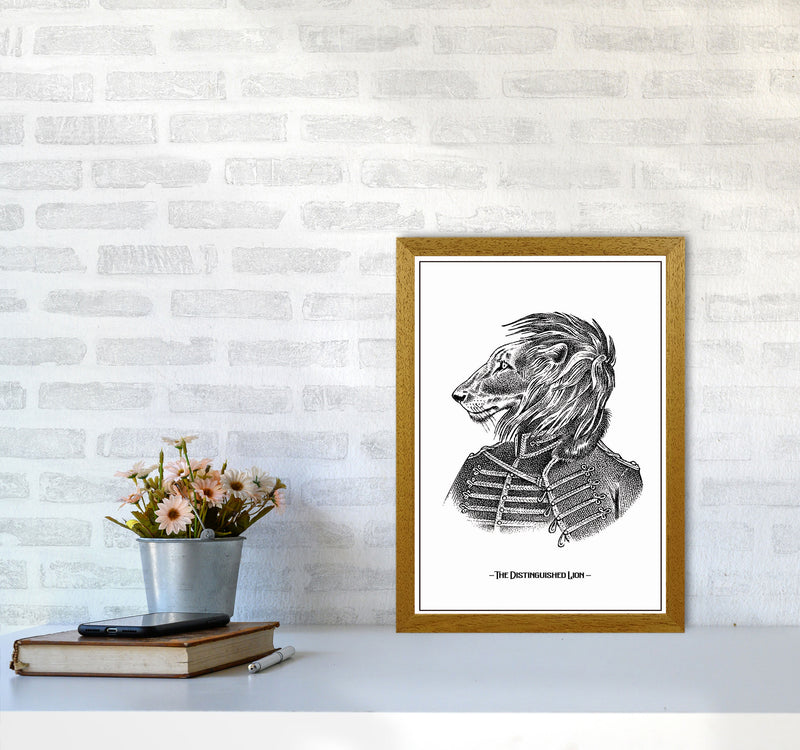 The Distinguished Lion Art Print by Jason Stanley A3 Print Only