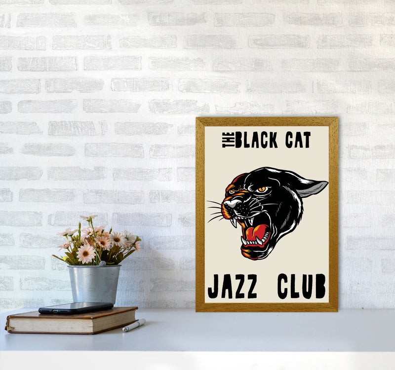 The Black Cat Jazz Club Art Print by Jason Stanley A3 Print Only